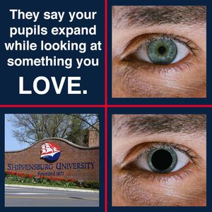 Image post by @shippensburgU on Twitter