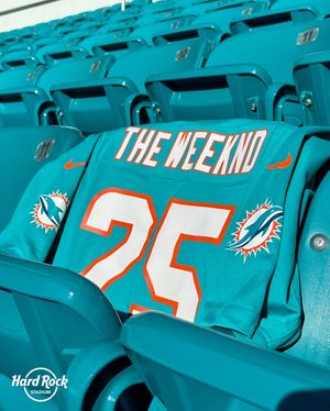 Image post by @hardrockstadium on Instagram