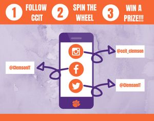 Image post by @clemsonIT on Facebook