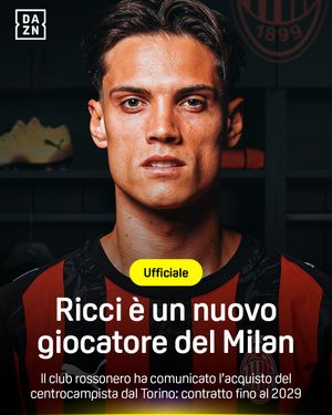 Image post by @dazn_it on Instagram