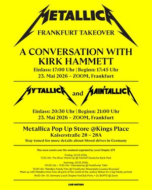 Image post by @metallica on Instagram