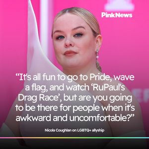 Image post by @pinknews on Instagram
