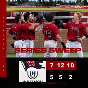 Image post by @whitworthbaseball on Instagram