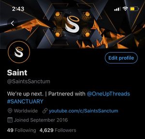 Image post by @SaintsSanctum on Twitter