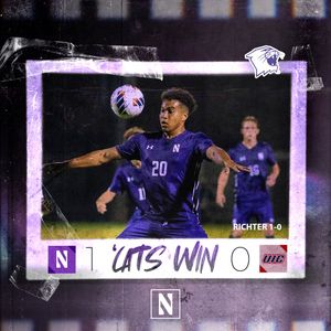 Image post by @NUMensSoccer on Twitter