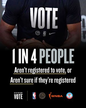 Image post by @NBA on Twitter