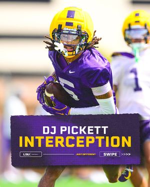 Image post by @lsufootball on Instagram