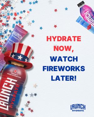 Image post by @launchhydrate on Instagram
