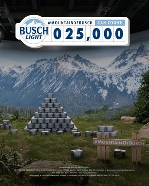 Image post by @BuschBeer on Twitter