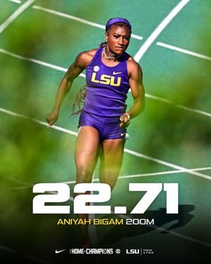 Image post by @lsutrackfield on Instagram