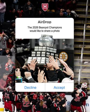 Image post by @harvardwhockey on Instagram