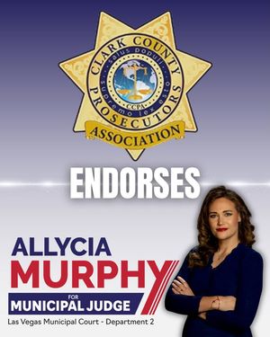 Image post by @Allycia Murphy for Las Vegas Municipal Court, Department 2 on Facebook