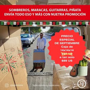 Image post by @cjexpress.paqueteria on Facebook