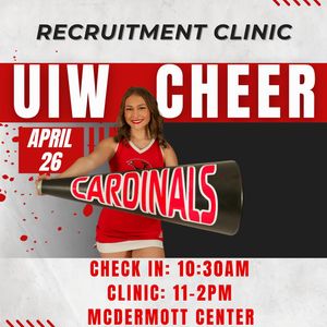 Image post by @uiwcheer on Instagram