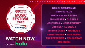 Image post by @iHeartRadio on Twitter