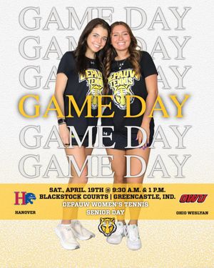 Image post by @DePauwAthletics on Twitter