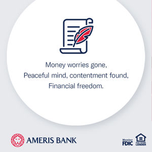 Image post by @amerisbank on Instagram
