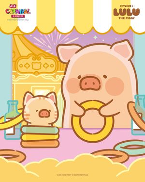 Image post by @luluthepiggy_official on Instagram
