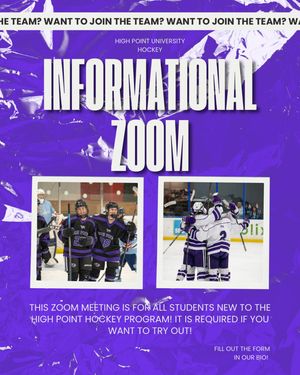 Image post by @highpointud2hockey on Instagram
