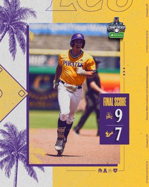 Image post by @ecu_baseball on Instagram