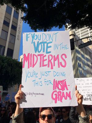Image post by @RockTheVote on Twitter