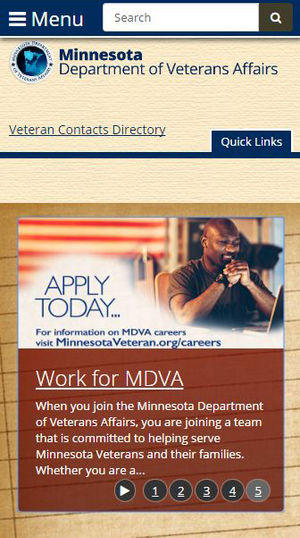 Image post by @MinnesotaDepartmentOfVeteransAffairs on Facebook
