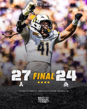 Image post by @appstate_fb on Instagram