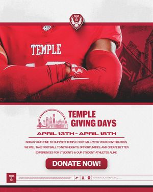 Image post by @temple_fb on Instagram