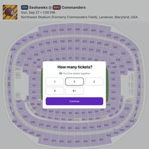 Image post by @StubHub on Twitter
