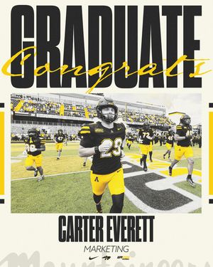 Image post by @appstate_fb on Instagram