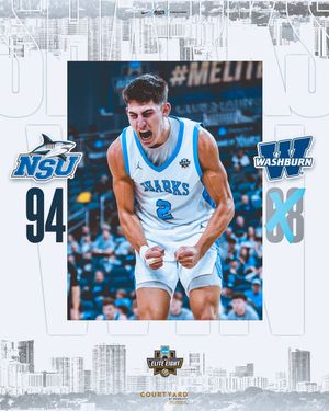 Image post by @NSU_MBasketball on Twitter