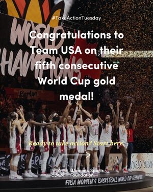 Image post by @womenssportsfoundation on Instagram