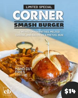 Image post by @mycornerburger on Facebook
