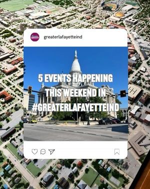 Image post by @greaterlafayetteind on Instagram