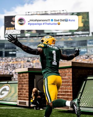 Image post by @packers on Instagram