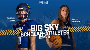 Image post by @NAUAthletics on Twitter