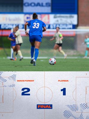 Image post by @GatorsSoccer on Twitter