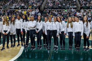 Image post by @MSU_Gymnastics on Twitter