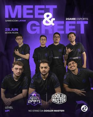 Image post by @2gameesportsbr on Facebook