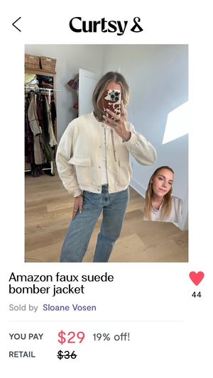 Image post by @curtsyapp on Facebook