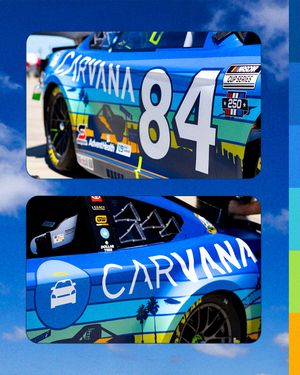 Image post by @carvanaracing on Instagram