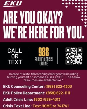 Image post by @EKUHousing on Facebook
