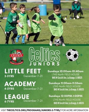 Image post by @TheCelticsSoccerClub on Facebook