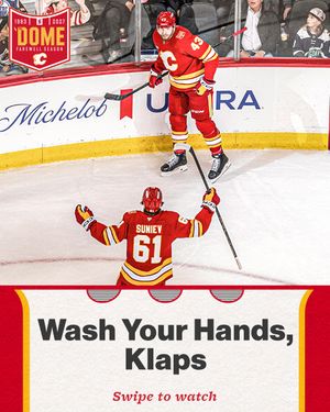 Image post by @nhlflames on Instagram