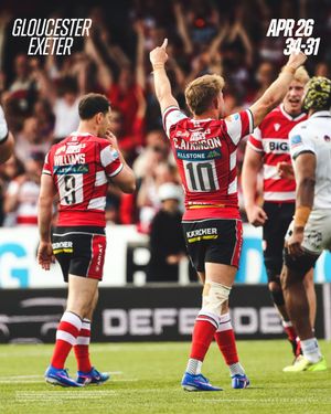 Image post by @officialgloucesterrugby on Instagram