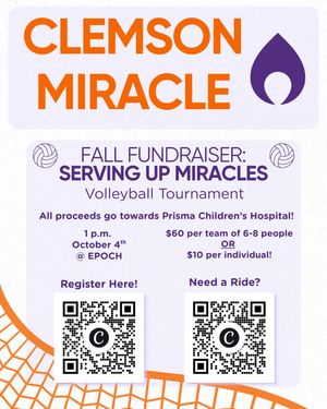 Image post by @clemsonmiracle on Instagram