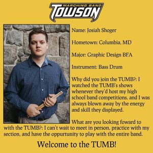 Image post by @towsonband on Instagram