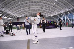 Image post by @NUWFencing on Twitter