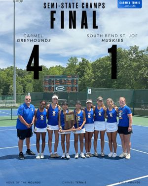 Image post by @carmelhsgirlstennis on Instagram
