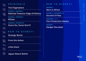 Image post by @DisneyPlus on Twitter